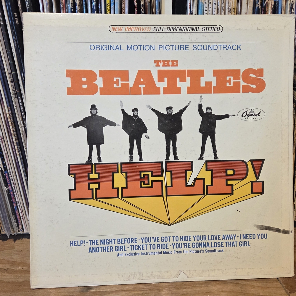 The Beatles - "HELP!" Original Motion Picture Soundtrack stereo vintage vinyl
